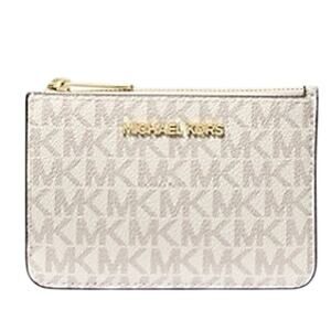 MICHAEL KORS Jet Set Travel Small Signature Logo Coin Purse New w/ Tag MSRP $168